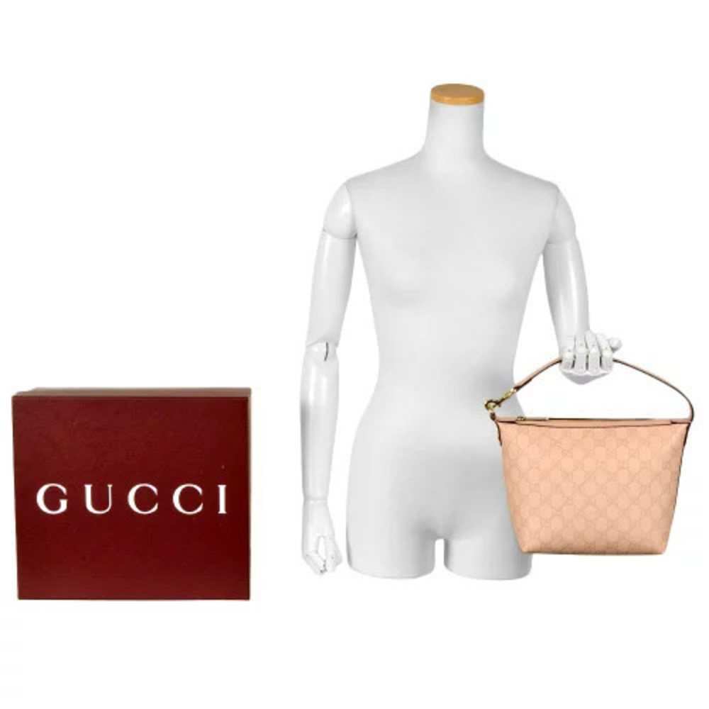 Gucci Ophidia Super Shoulder Bag GG Supreme Canvas Pink - Picture 7 of 7